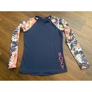 Roxy rash guard long sleeve shirt size small